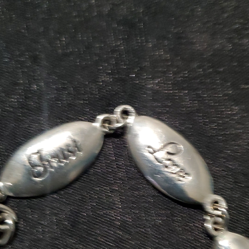 Source Unknown Silver Beaded Bracelet View 6